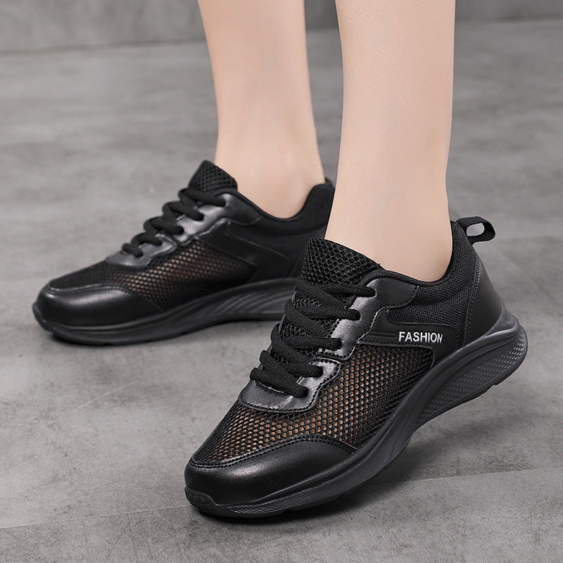 Damen Atmungsaktive Sneakers mit flexiblem Mesh-Obermaterial und Dämpfung R&B
