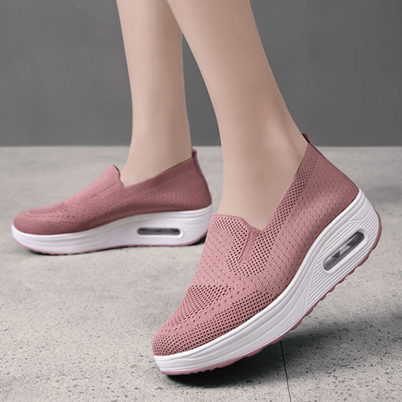 Damen Bequeme Slip-On Sneakers mit Luftpolsterung R&B