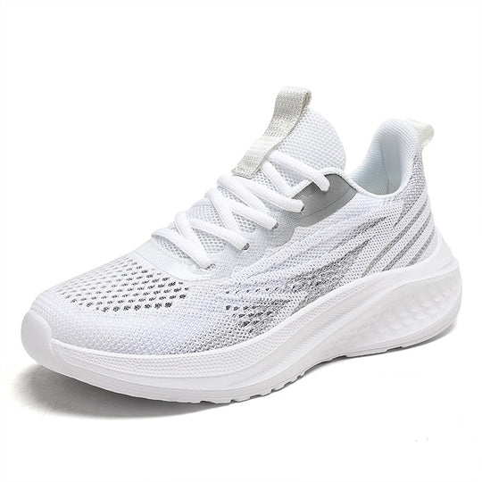 Damen Atmungsaktive Laufschuhe mit flexiblem Strick-Obermaterial und antirutsch Sohle R&B