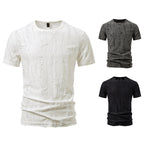 Herren T-Shirt mit strukturiertem Vintage-Design