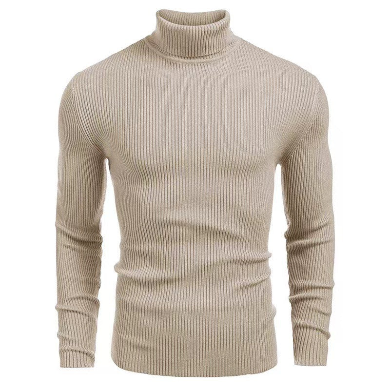 Herren Rollkragenpullover mit feiner Rippenstruktur und hohem Tragekomfort R&B