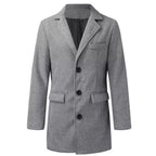 Herren Wollmantel modern
