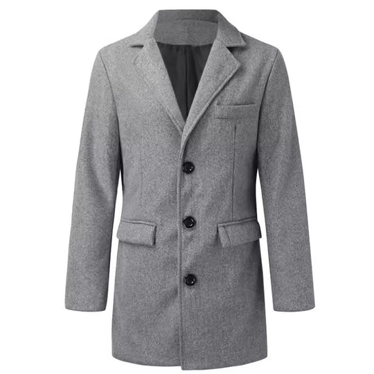 Herren Wollmantel modern
