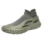 Damen Sportliche High-Top Sneaker mit atmungsaktivem Strickmaterial