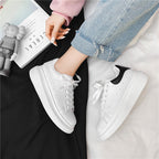 Damen Modische Plattform-Sneakers mit hochgezogener Sohle R&B
