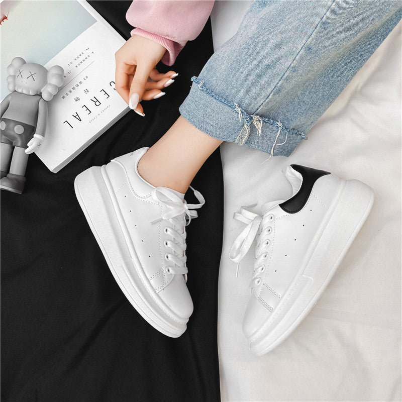 Damen Modische Plattform-Sneakers mit hochgezogener Sohle R&B