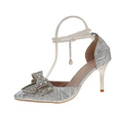 Damen Pumps mit Zierbogen und Perlendetail R&B