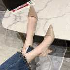 Damen Elegante Sling-Pumps mit modischem Blockabsatz und luxuriösem Obermaterial R&B