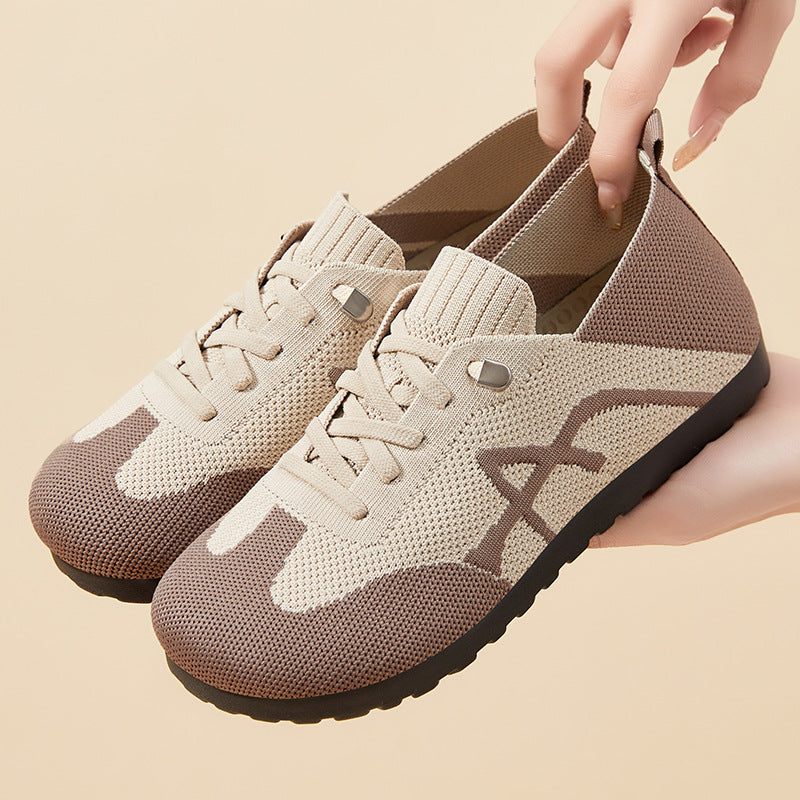 Damen Atmungsaktive Freizeit-Sneaker mit elastischem Obermaterial R&B