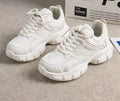 Damen Bequeme Sport Sneakers mit dicker Sohle R&B