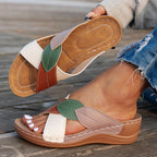 Damen Bequeme und stilvolle Zehentrenner-Sandalen R&B