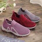Damen Atmungsaktive Sneaker mit elastischem Einstieg und rutschfester Sohle R&B