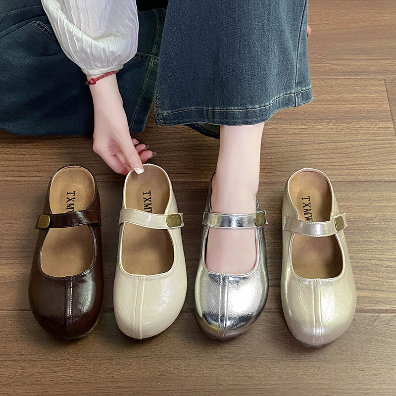 Damen modische Clogs mit elegantem Riemen und komfortabler Sohle