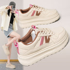 Damen sportliche Chunky Sneakers mit rutschfester Sohle und ergonomischer Dämpfung R&B