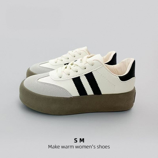 Damen Trendige Sneakers mit dicker Sohle und sportlichem Design R&B