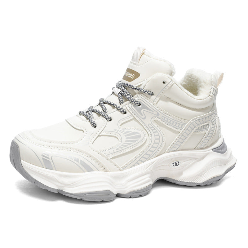 Damen Sportliche Winter Sneakers mit isolierender Innensohle und rutschfester Sohle R&B