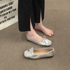 Damen Ballerinas mit modischem Glitzerakzent und flexiblem Sohlenprofil R&B