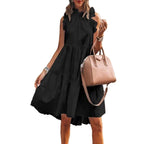 Damen verspieltes Sommerkleid mit Rüschendetails R&B