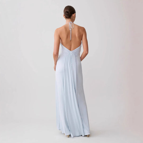 Damen Maxikleid mit raffinierter Drapierung R&B