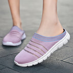 Damen Bequeme Clogs mit atmungsaktivem Obermaterial und rutschfester Sohle