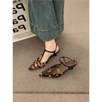 Damen spitze Slingback Ballerinas aus weichem Veloursleder R&B