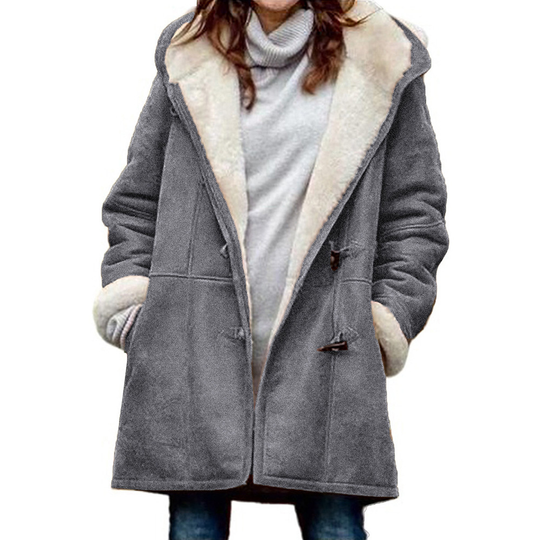 R&B | Fleece-Jacke mit Kapuze Winter