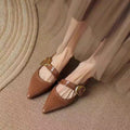 Damen elegante Ballerina-Pumps mit modischem Schleifenakzent und komfortabler Innensohle R&B