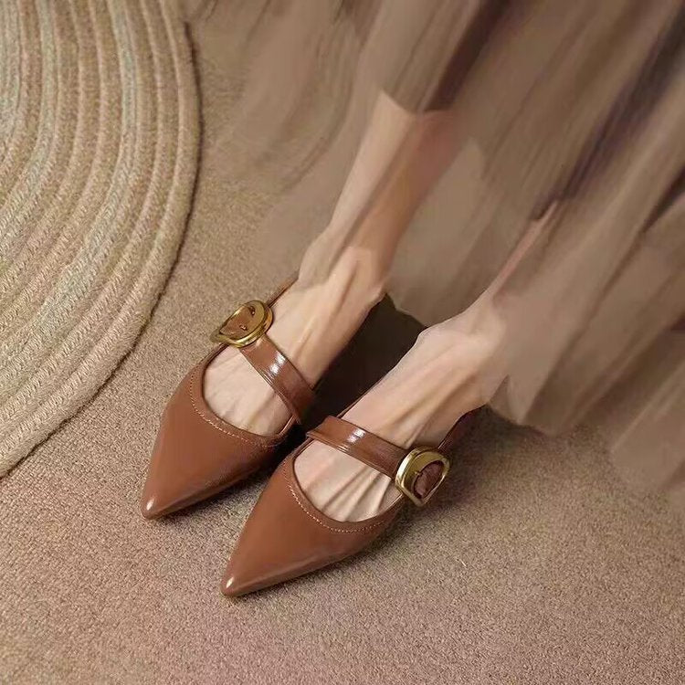 Damen elegante Ballerina-Pumps mit modischem Schleifenakzent und komfortabler Innensohle R&B