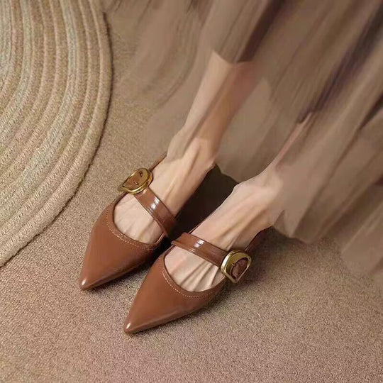 Damen elegante Ballerina-Pumps mit modischem Schleifenakzent und komfortabler Innensohle R&B