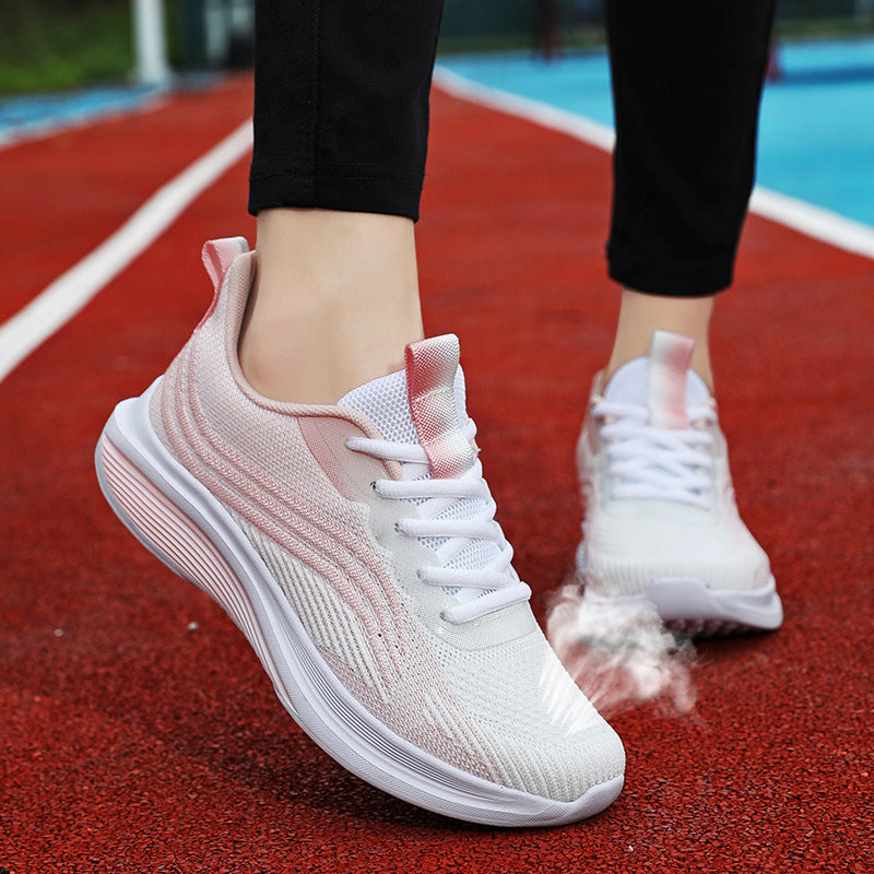 Damen Lauf-Sneaker mit atmungsaktiver Obermaterialstruktur und dämpfender Sohle R&B