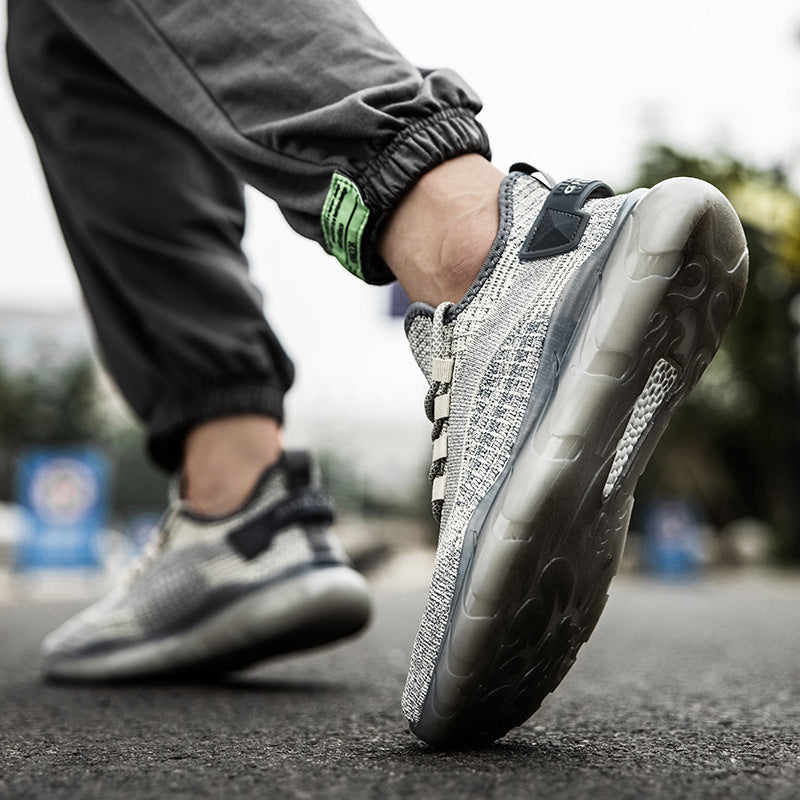 Damen Leichte Sportsneaker mit atmungsaktivem Mesh-Obermaterial und flexibler Sohle R&B