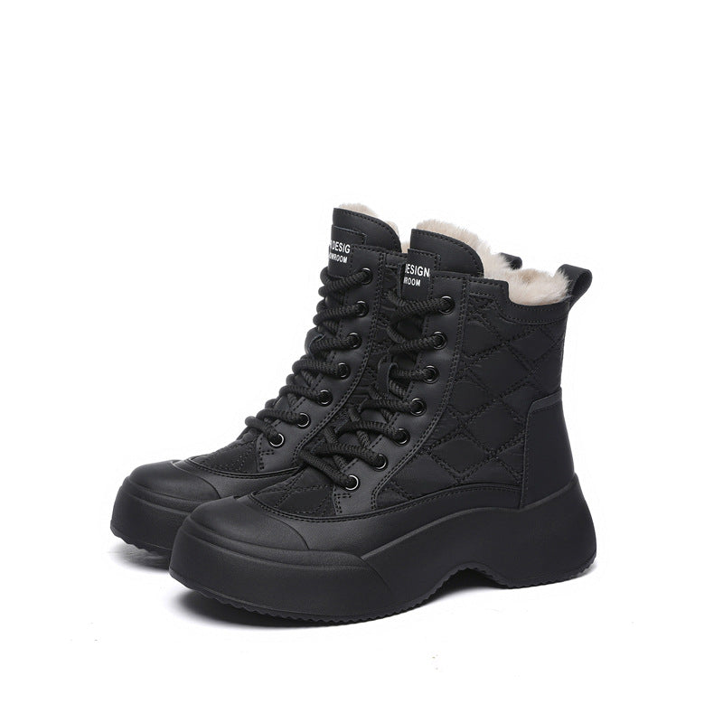 Damen Winterliche Halbstiefel mit isolierender Sohle und bequemem Innenfutter R&B
