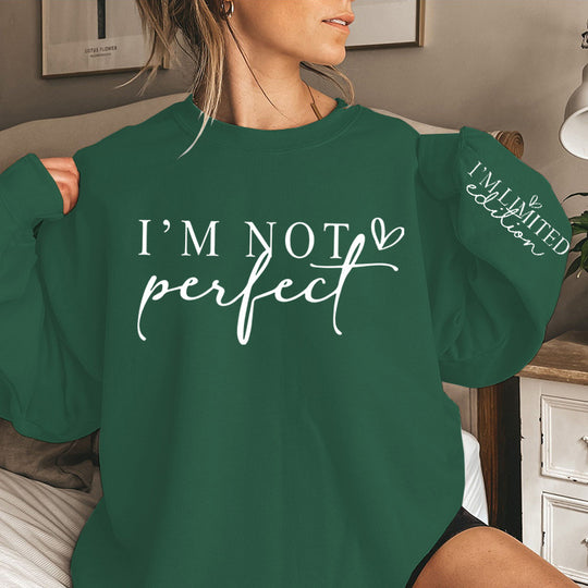 Damen Oversized Sweatshirt mit einzigartigem Statement-Print Heidi Mode