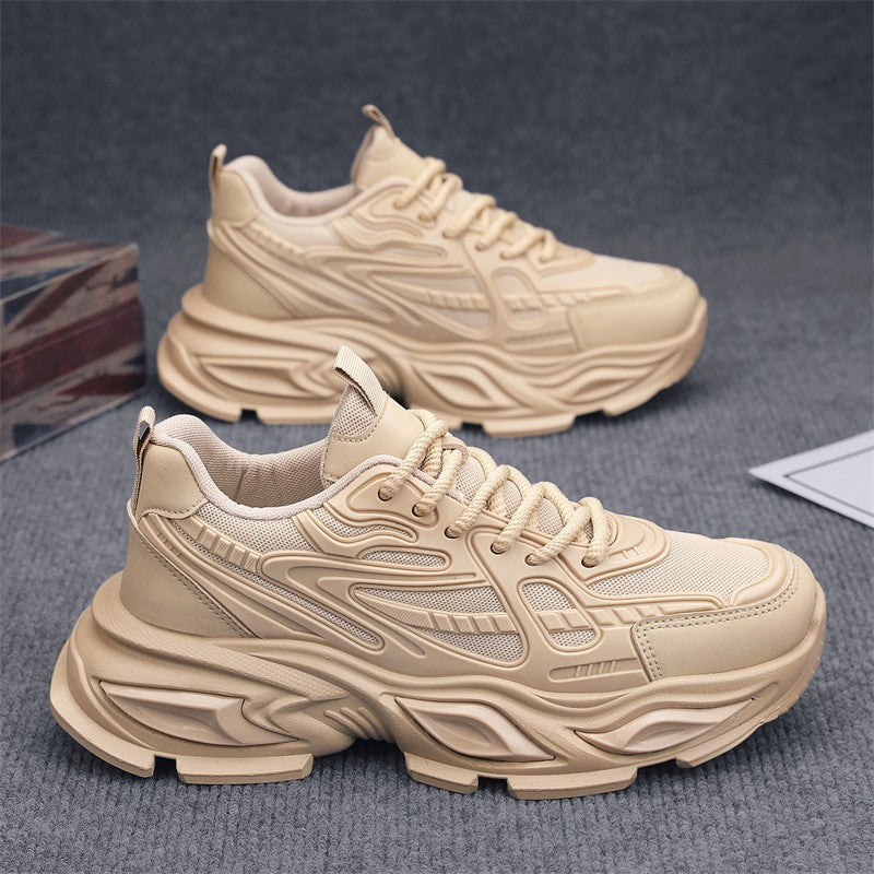 Damen Sportliche Chunky Sneakers mit elastischem Dämpfungssystem und atmungsaktivem Obermaterial