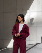Damen Sportliche Kapuzenjacke R&B