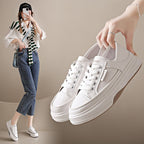 Damen Slip-On Sneakers mit komfortabler Plattform und atmungsaktiver Konstruktion R&B