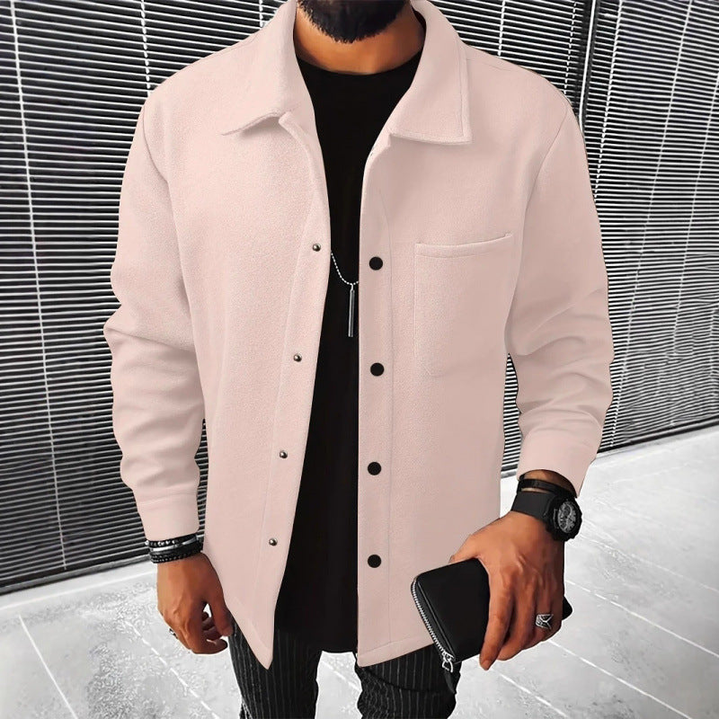 Herren gemütliche und stilvolle Fleecejacke R&B