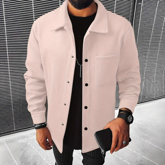 Herren gemütliche und stilvolle Fleecejacke R&B