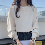 Damen Bluse mit Puffärmeln und vielseitigem Schnitt