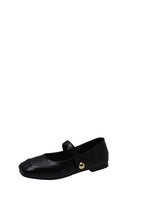 Damen Ballerinas mit elegantem Riemen und weicher Lederoberfläche R&B