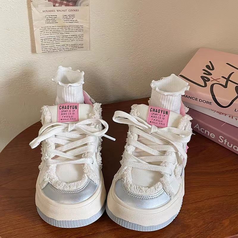 Damen Sneakers mit trendigem Kunstfell und bequemer Sohle R&B