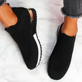 Damen Atmungsaktive Slip-On Sneaker mit trendiger Textiloberfläche und elastischem Kragen R&B