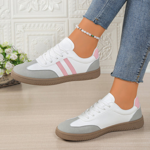 Damen Sneakers im sportlichen Design mit strukturiertem Obermaterial und rutschfester Sohle R&B