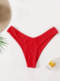 Damen Hochgeschnittene Bikinihose mit hohem Beinausschnitt und komfortablem Schnitt R&B