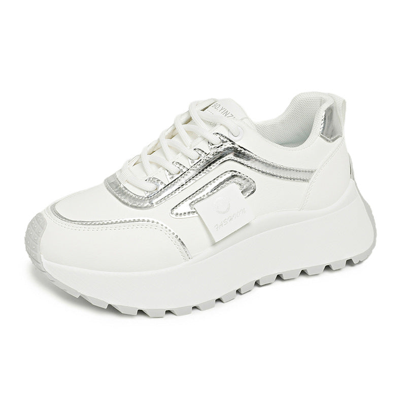 Damen Sportliche Sneakers mit glänzenden Akzenten und dämpfendem Profil R&B