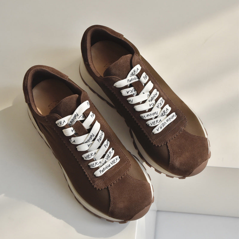 Damen Sportliche Komfort-Sneakers mit atmungsaktiver Oberflächenstruktur