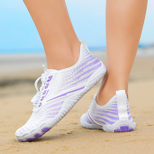 Damen Aqua-Laufschuhe mit schnelltrocknendem Obermaterial und flexiblem Sohlen-Design R&B