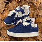 Damen Sneakers im Retro-Stil mit gepolsterter Zunge und atmungsaktivem Obermaterial