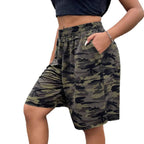 Damen Freizeithosen im modernen Camouflage-Design R&B