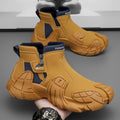 Damen modische wasserdichte Stiefeletten mit hohem Komfort und rutschfester Sohle R&B
